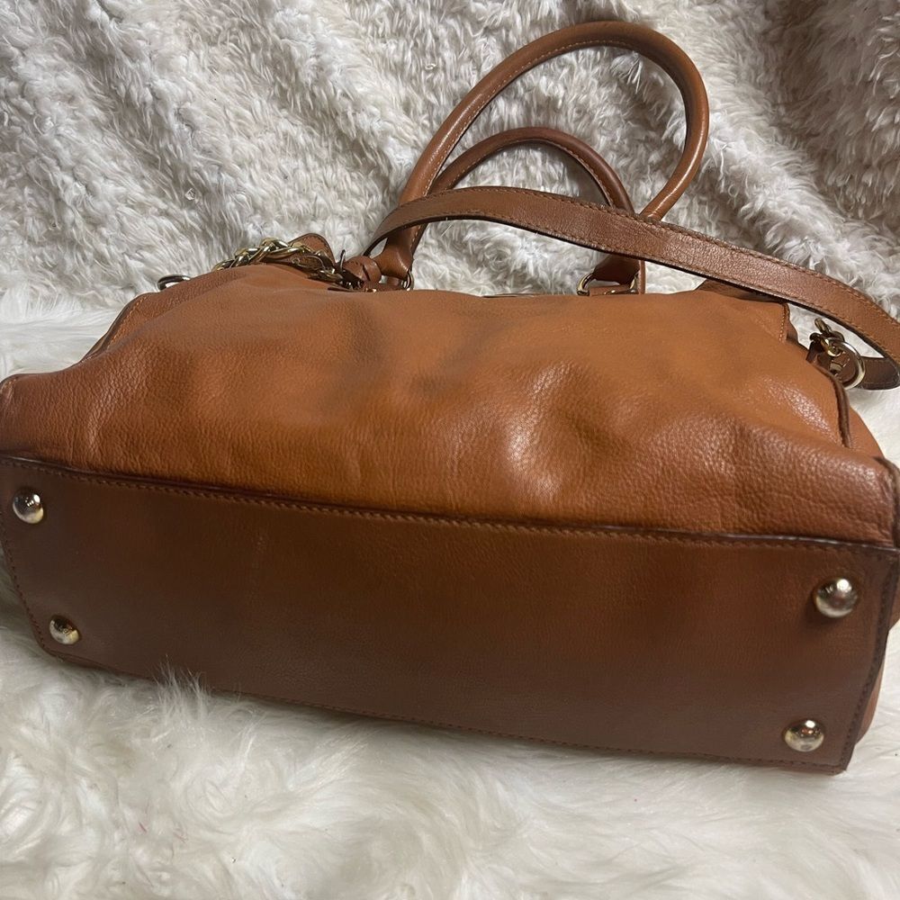 MICHAEL KORS Hamilton Brown Pebbled Leather large Tote  /Shoulder Bag. - Picture 9 of 16